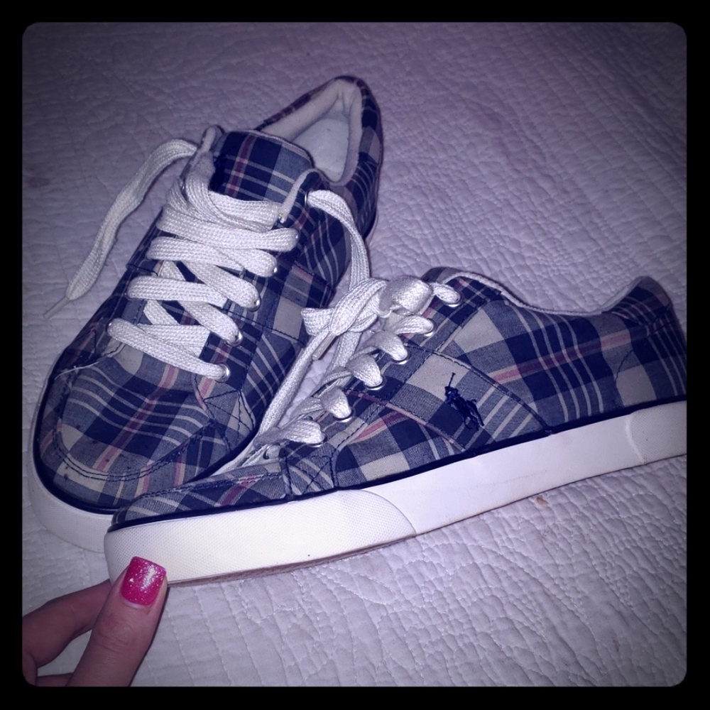 Polo Ralph Lauren plaid shoes